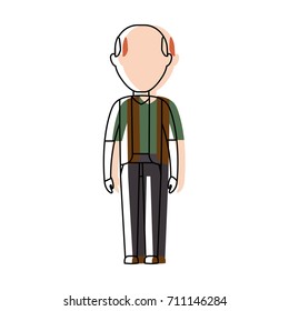 avatar man standing icon