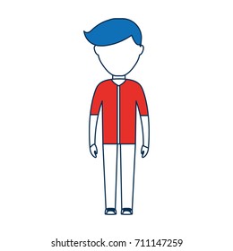 avatar man standing icon