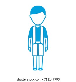 avatar man standing icon