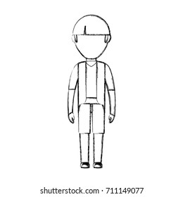 avatar man standing icon