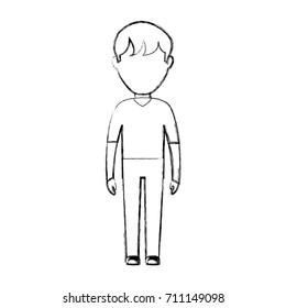 avatar man standing icon