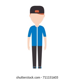avatar man standing icon