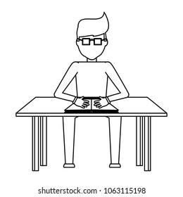 avatar man studying