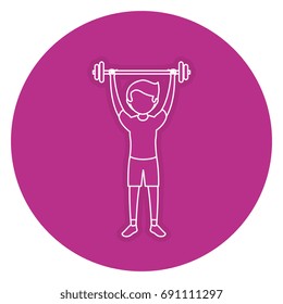 avatar man weight lifting