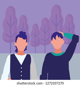 Avatar men design