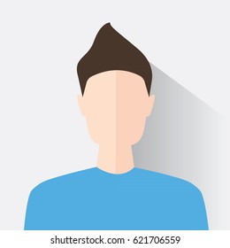 Avatar men design. Men icon. Vector illustration