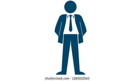 Avatar Men isolated vector illustration