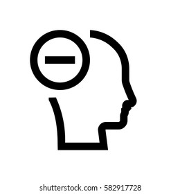 Avatar mini line, icon, background and graphic. The icon is black and white, linear  flat, vector, pixel perfect, minimal, suitable for web and print. 