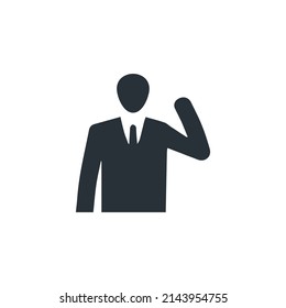 Avatar Modern Simple Icon Vector