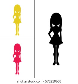 avatar people monochrome icons