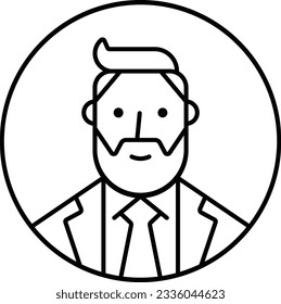 avatar people person user member Outline