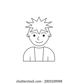 símbolo de negocio de usuario plano de vectores de personas de avatar 