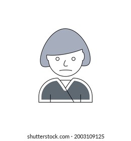 avatar people vector person flat user business icon symbol 