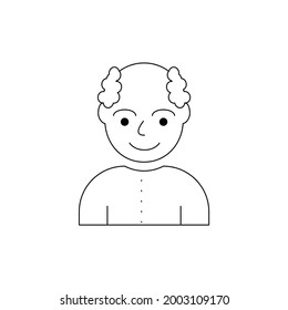 símbolo de negocio de usuario plano de vectores de personas de avatar 