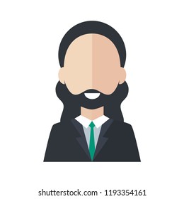 Avatar person concept represented by man icon.