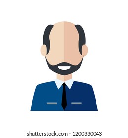 Avatar person concept represented by man icon.