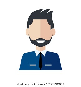 Avatar person concept represented by man icon.