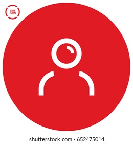 avatar person line vector icon