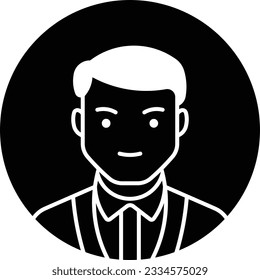 avatar person user profile people Glyph