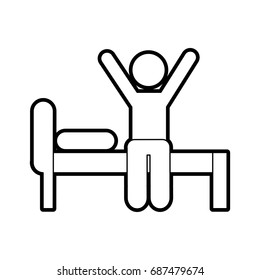 Avatar of a person waking up