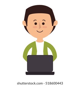 avatar person working icon