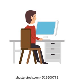 Avatar Person Working Icon Stock Vector (Royalty Free) 518600791 ...