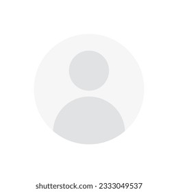 Avatar photo default user icon. Person image avatar picture face social vector human head icon
