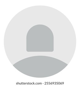 Avatar photo default user icon. Picture face social.