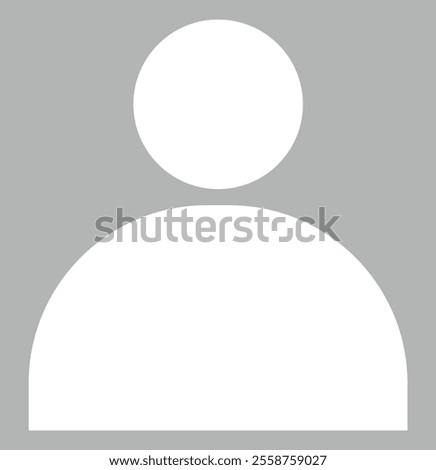 Avatar photo default user icon. Picture face social. Person image avatar. Default Avatar Profile of Social Media User Icon Vector design eps 10. 
