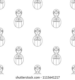 avatar pilot icon. Element of Avatars icon for mobile concept and web apps. Pattern repeat seamless avatar pilot icon. Can be used for web and mobile. Premium icon on white background