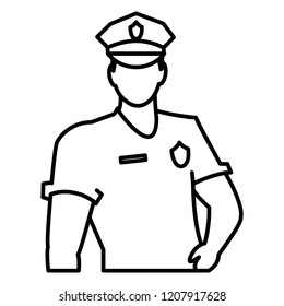 avatar policeman icon