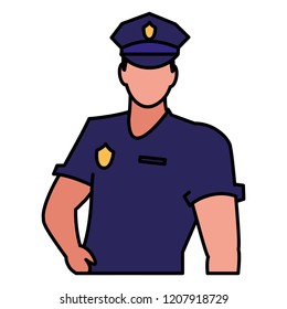 avatar policeman icon