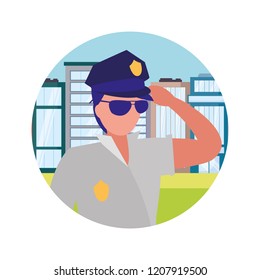 avatar policeman icon