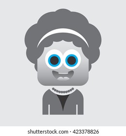 avatar portrait vector graphic art design illustration