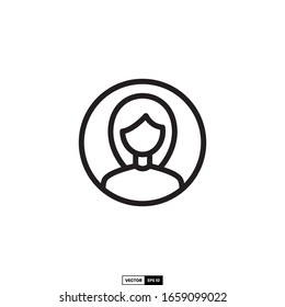 avatar profile icon, design inspiration vector template for interface and any purpose