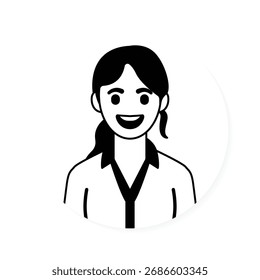 avatar profile interface display for default