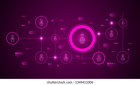 avatar robber icon. From Avatars set