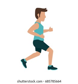 avatar running icon image 