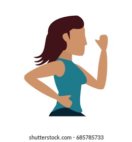 avatar running icon image 