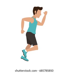 avatar running icon image 