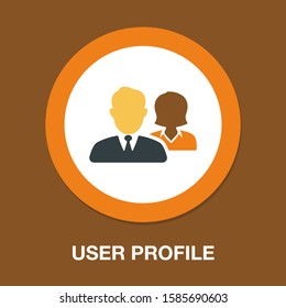Avatar Silhouette Icon - Vector User Profile Symbol, Office Icon