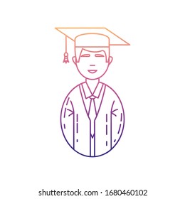 avatar student nolan icon. Simple thin line, outline vector of Avatars icons for ui and ux, website or mobile application