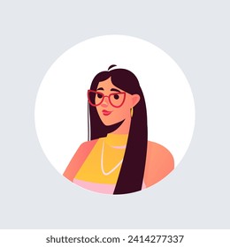 Avatar in the style of a Business deal. This design feature a woman's avatar in business deal scenario, inviting viewers to connect with the dynamics of corporate interactions. Vector illustration.