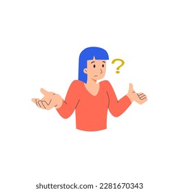 Avatar Thinking ilustrasi simple design full color, cute and cool