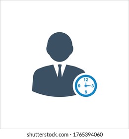 Icono de entrenador avatar (ilustración vectorial)