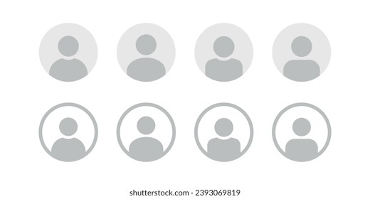 Avatar, user profile, person icon, gender neutral silhouette, profile picture. Suitable for social media profiles, icons, and screensavers. - Shutterstock ID 2393069819