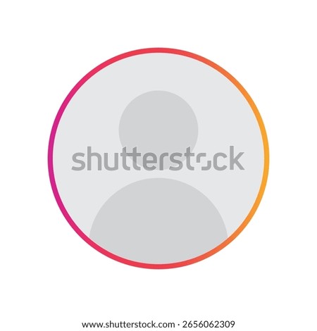 Avatar, user profile, person icon, story. Suitable for social media profiles, icons, screensavers and as a template.