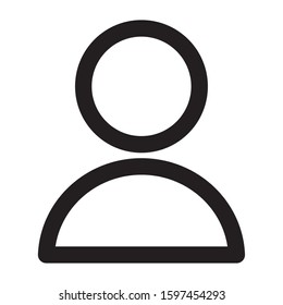 avatar user silhouette isolated icon vector illustration design