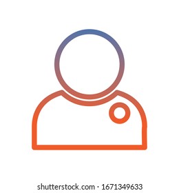 avatar user silhouette isolated icon vector illustration design