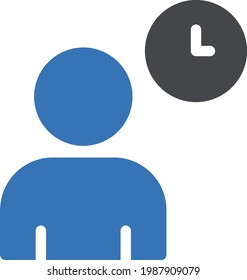 avatar vector glyph color icon